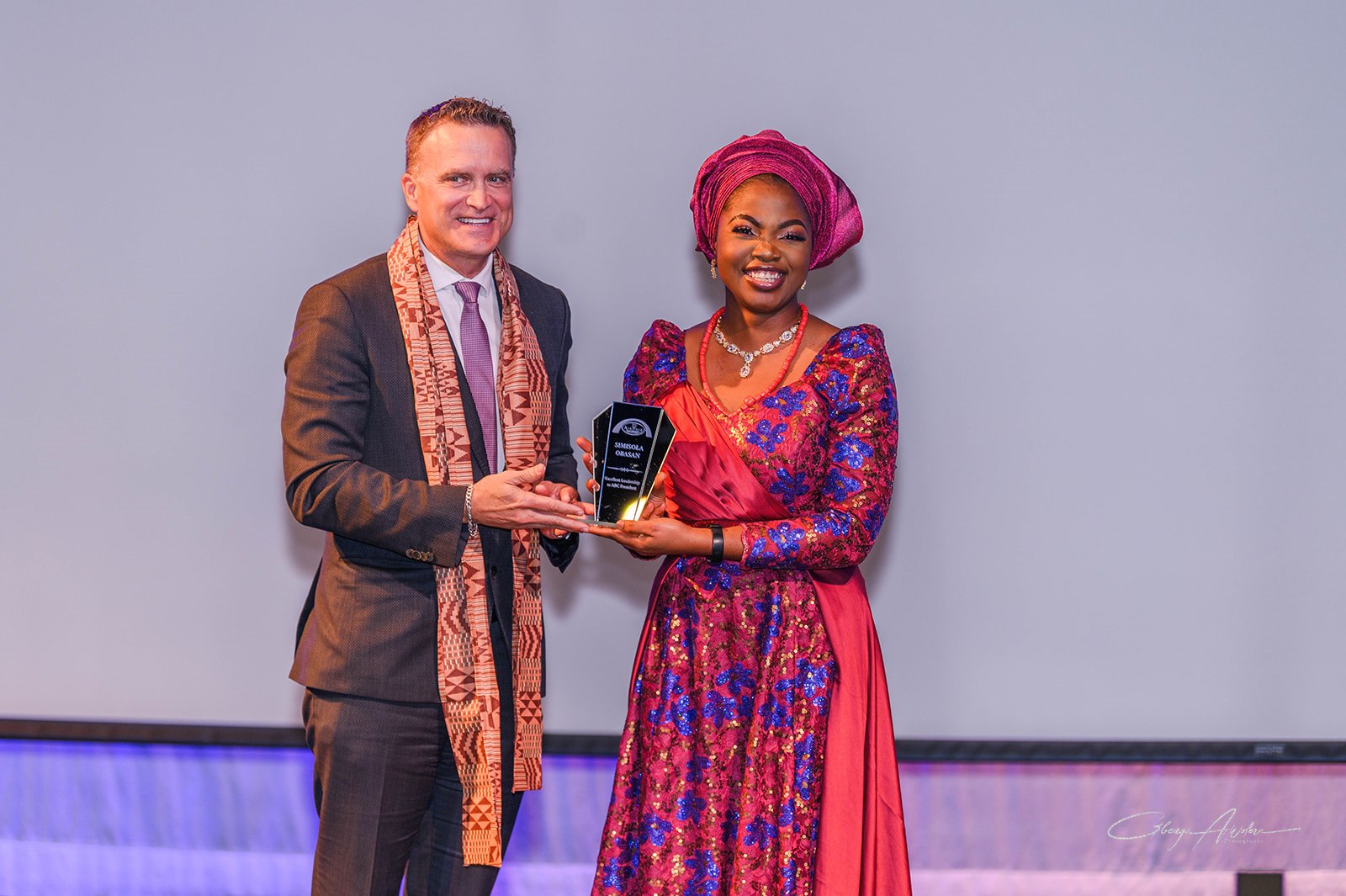 Award for Exceptional Leadership as ABC President